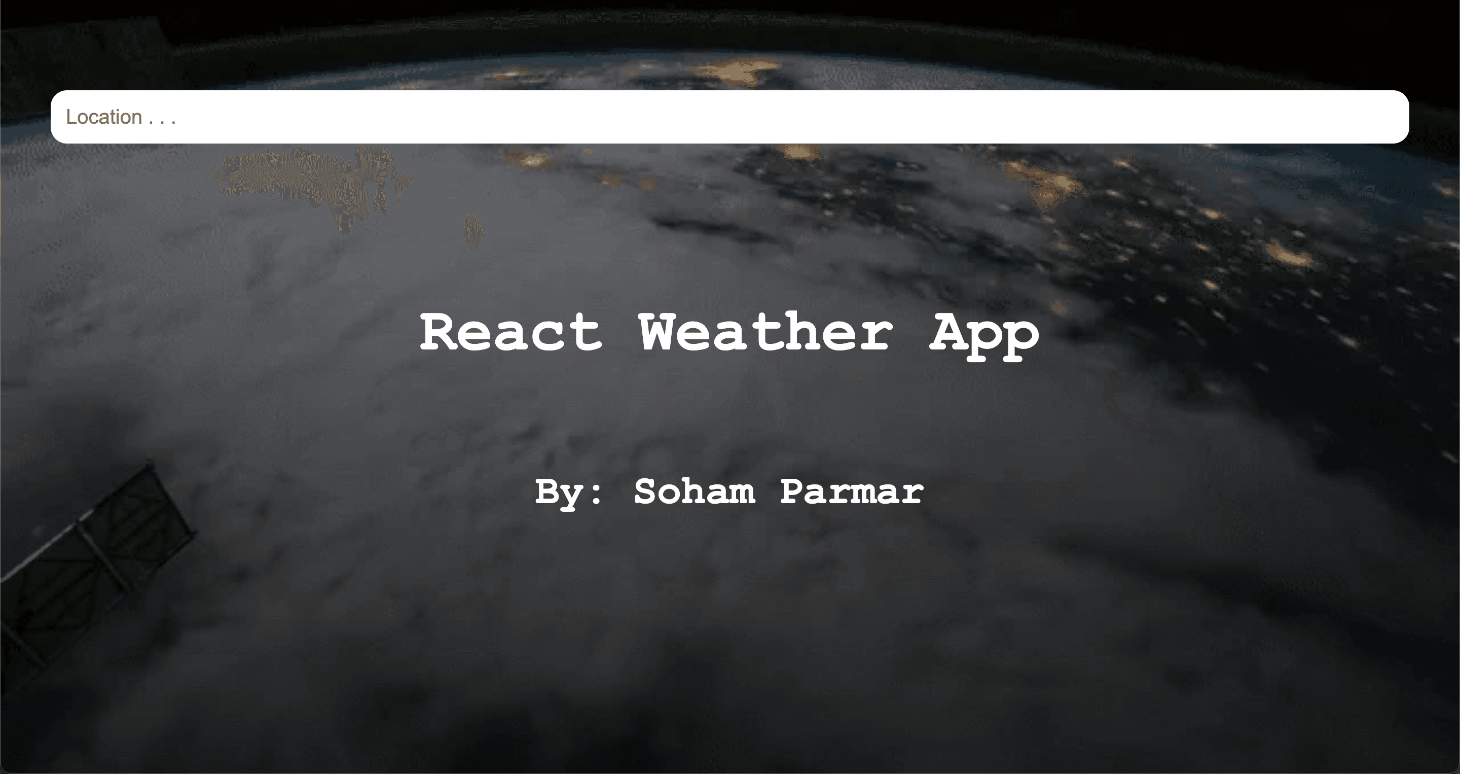 Weather Web App